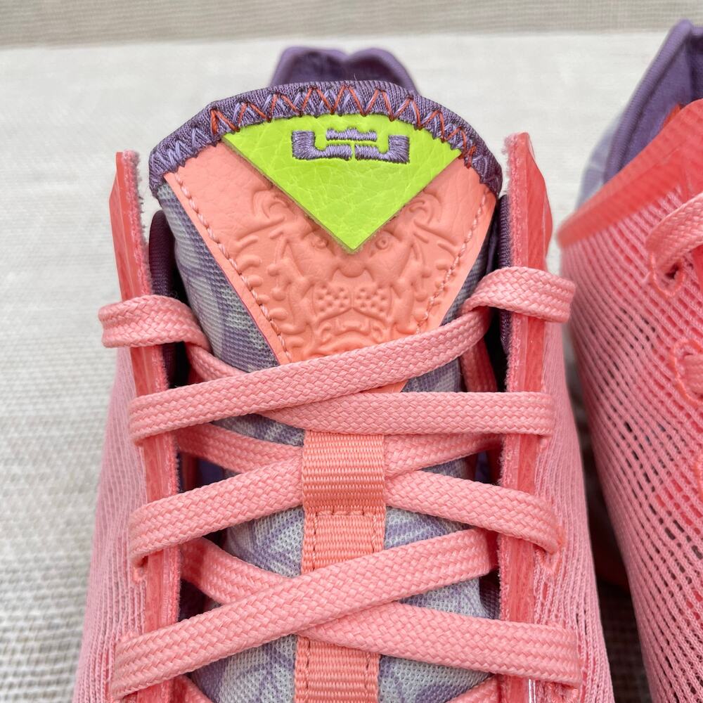 Nike React LeBron Low Hawaii, Aloha Crimson Bliss, Basketball Sneakers,‎ Men 9.5 - Picture 5 of 12